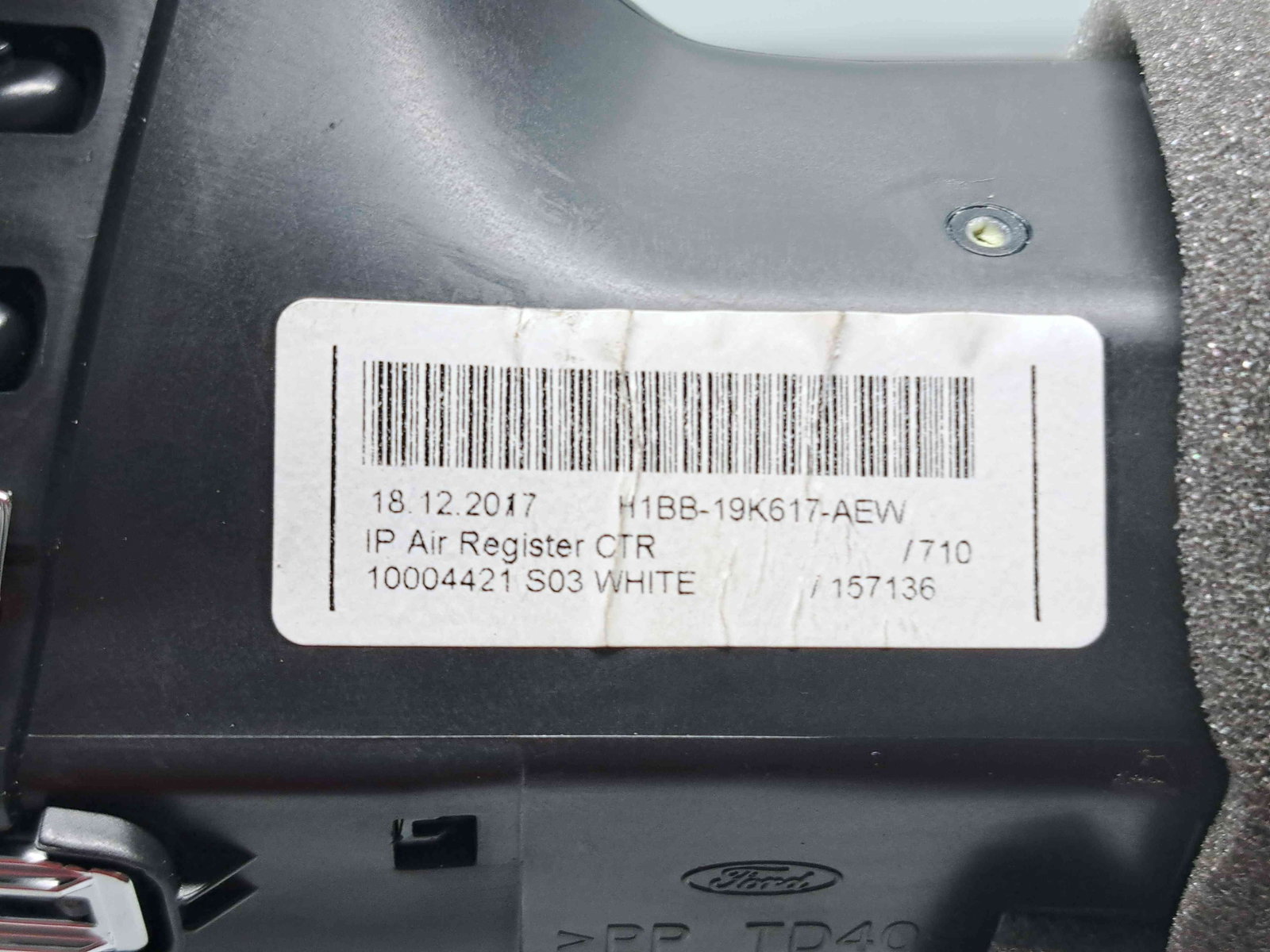 Grila aerisire centrala Ford Fiesta 8 [Fabr 2017-2025] H1BB-19K617-AEW - imagine 4