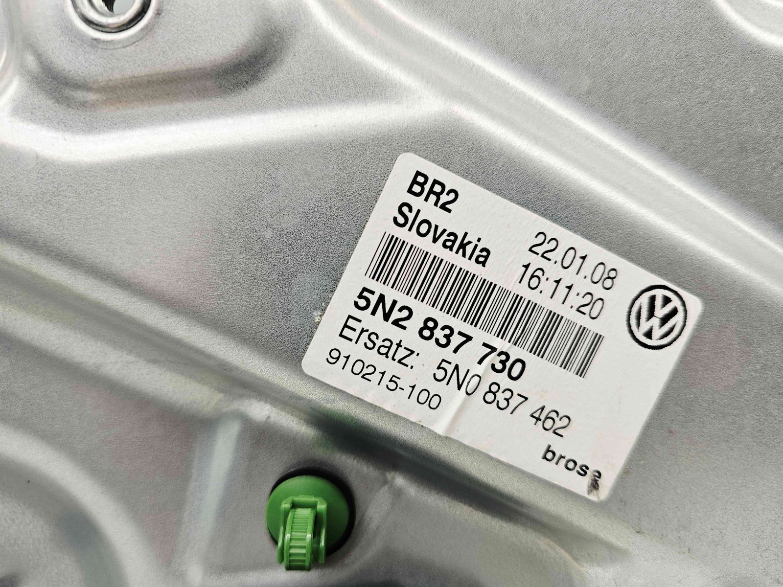 Macara electrica geam dreapta fata Volkswagen Tiguan (5N) [Fabr 2007-2016] 5N2837730 - imagine 2