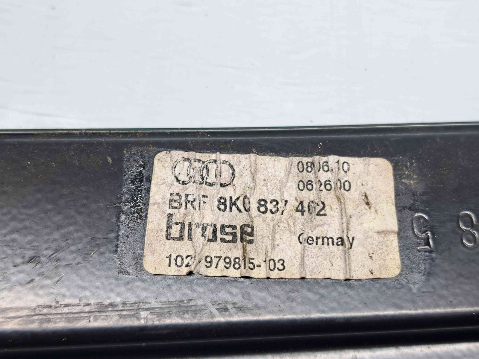 Macara electrica geam dreapta fata Audi A4 (8K5, B8) Avant [Fabr 2008-2015] 8K0837462 - imagine 4