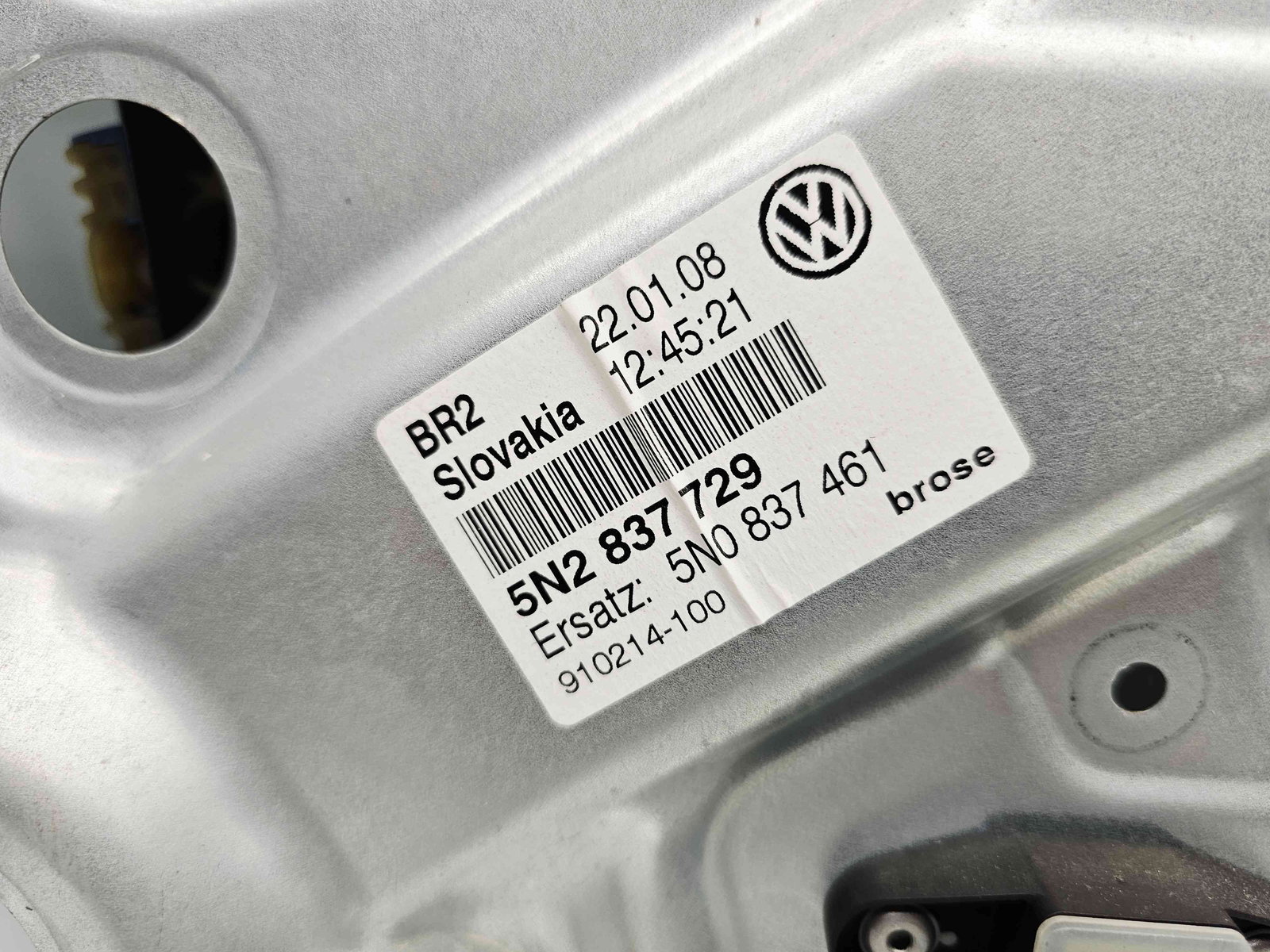 Macara electrica geam stanga fata Volkswagen Tiguan (5N) [Fabr 2007-2016] 5N2837729 - imagine 2