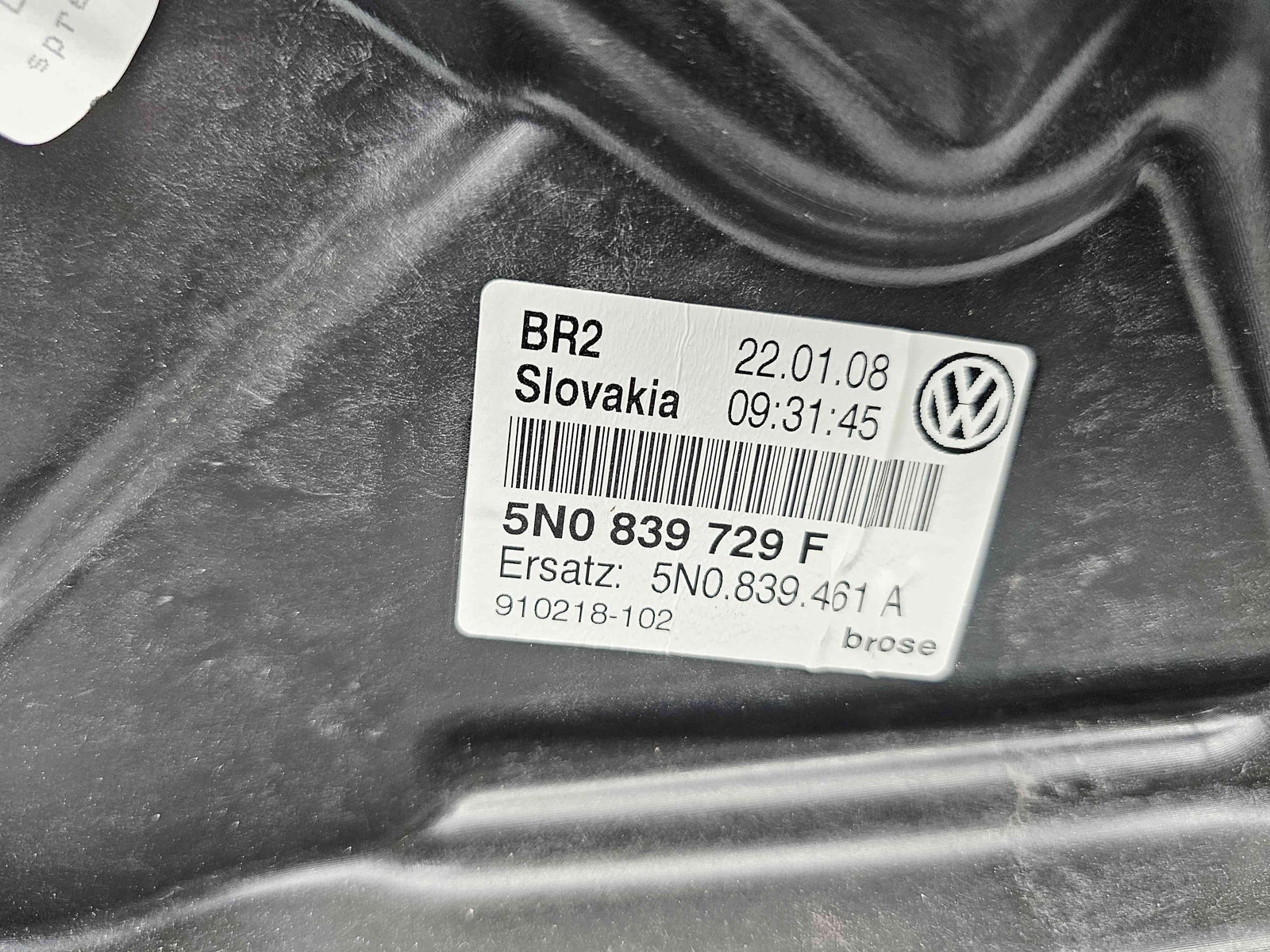 Macara electrica geam stanga spate Volkswagen Tiguan (5N) [Fabr 2007-2016] 5N0839729 - imagine 2