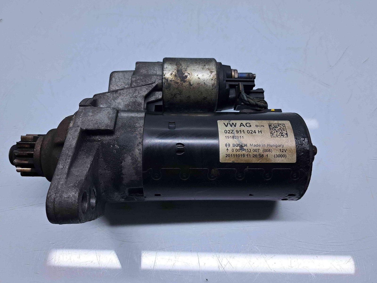 Electromotor 13 dinti Audi A3 Sportback (8PA) [Fabr 2004-2013] Facelift 02Z911024H / 0001153007 1.6 TDI CAYC77KW / 105CP - imagine 1