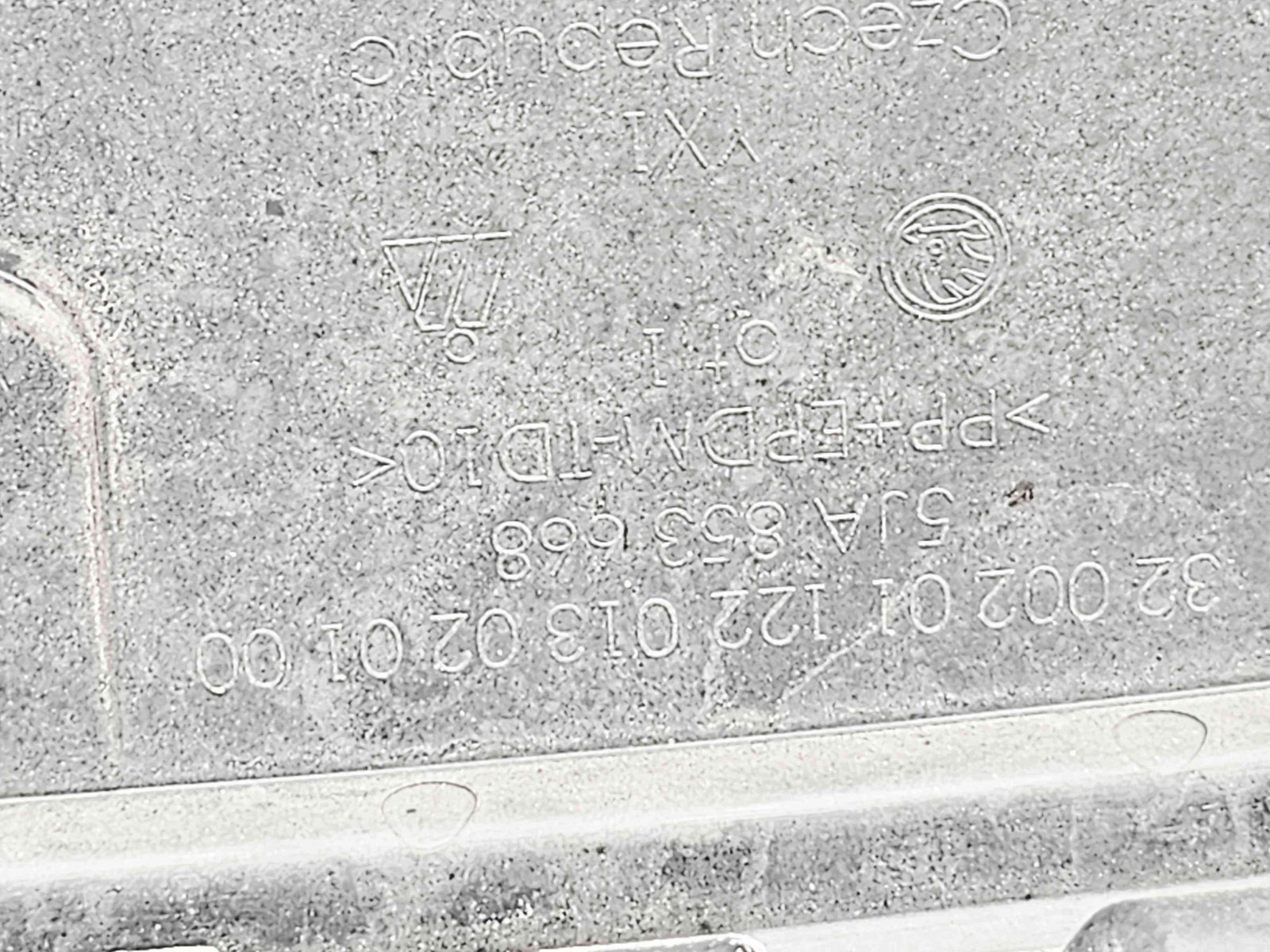 Grila bara fata Skoda Rapid (NH3) [Fabr 2012-2019] 5JA853668 - imagine 7