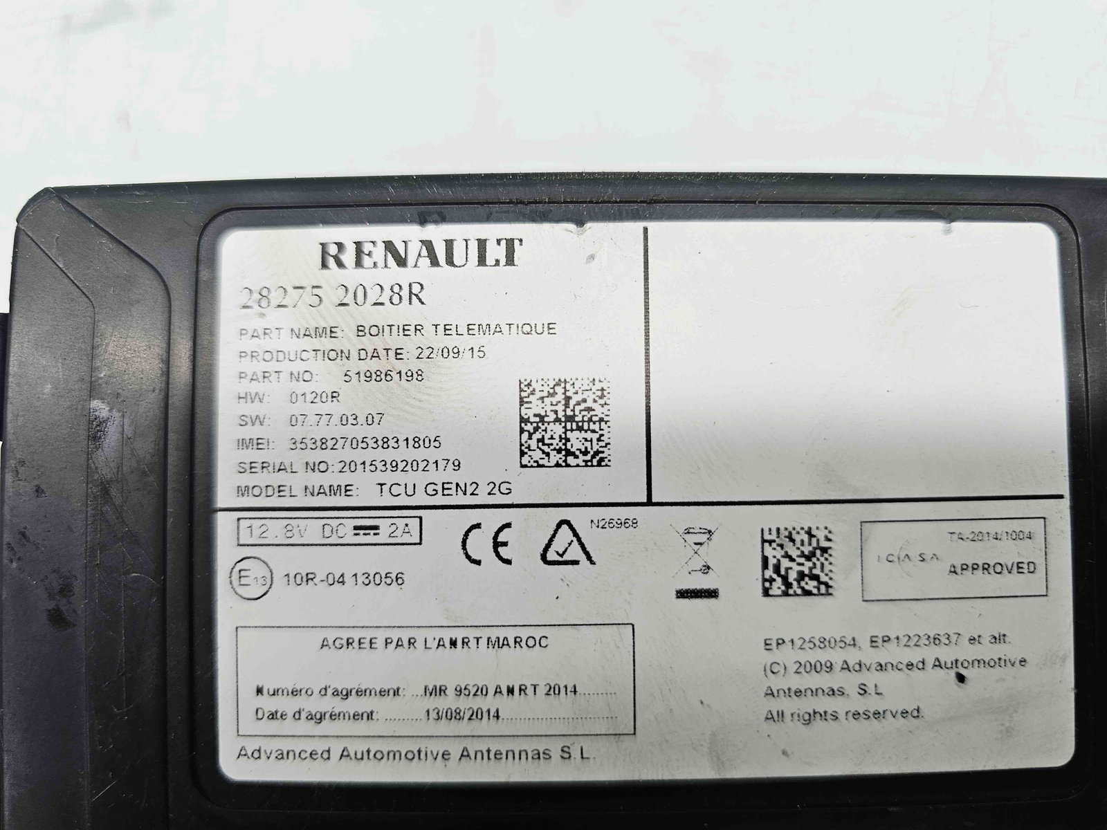 Modul bluetooth Renault Kadjar [Fabr 2015-prezent] 282752028R - imagine 2