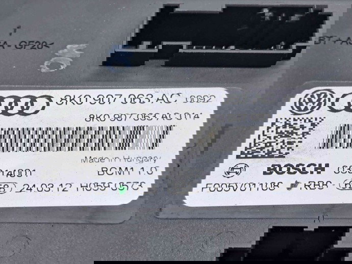  Modul confort Audi A4 (8K2, B8.5) Facelift [Fabr 2008-2015] 8K0907063AC