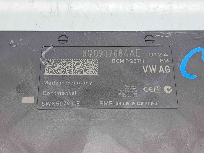  Modul confort Audi A3 Sportback (8VA) Hatchback [Fabr 2012-2020] 5Q0937084AE