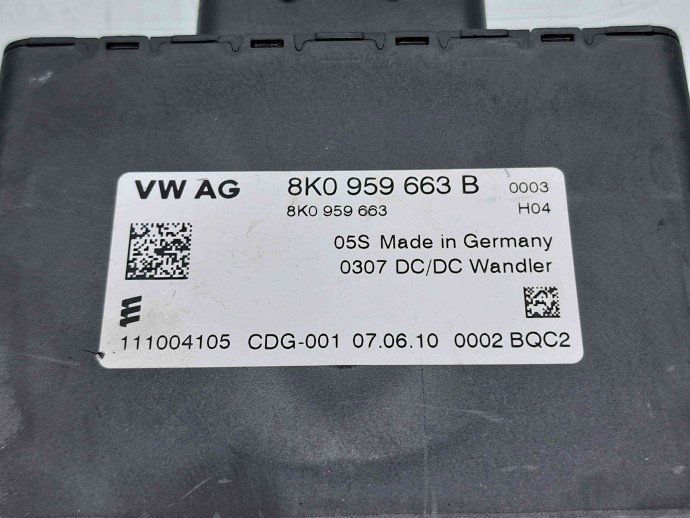  Modul stabilizator tensiune Audi A4 (8K5, B8) Avant [Fabr 2008-2015] 8K0959663B