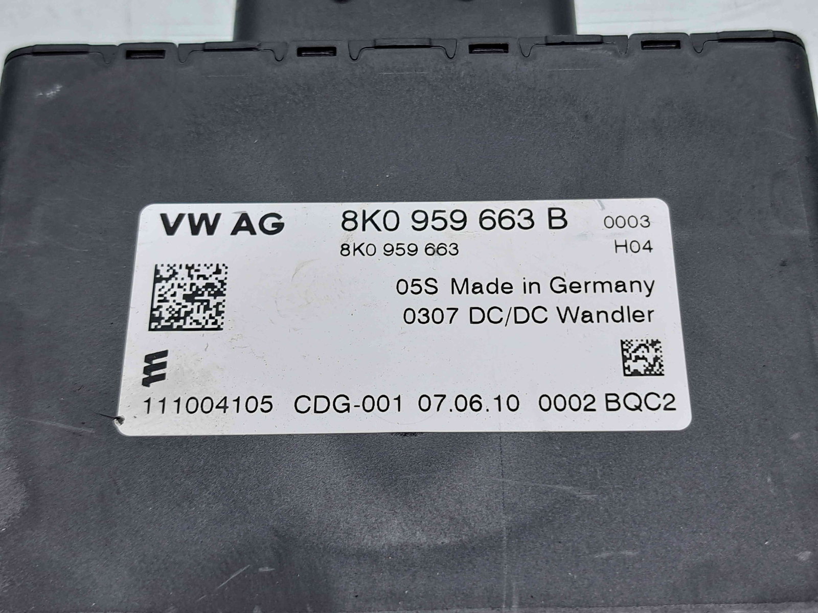 Modul stabilizator tensiune Audi A4 (8K5, B8) Avant [Fabr 2008-2015] 8K0959663B - imagine 2