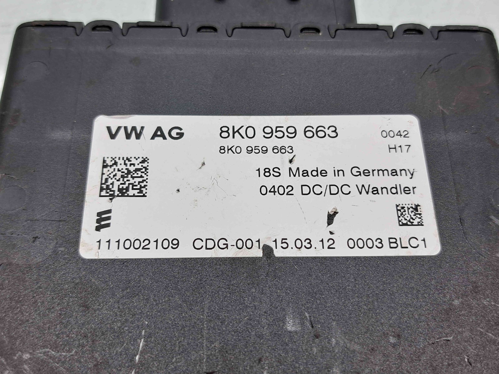 Modul stabilizator tensiune Audi A4 (8K2, B8.5) Facelift [Fabr 2008-2015] 8K0959663 - imagine 3