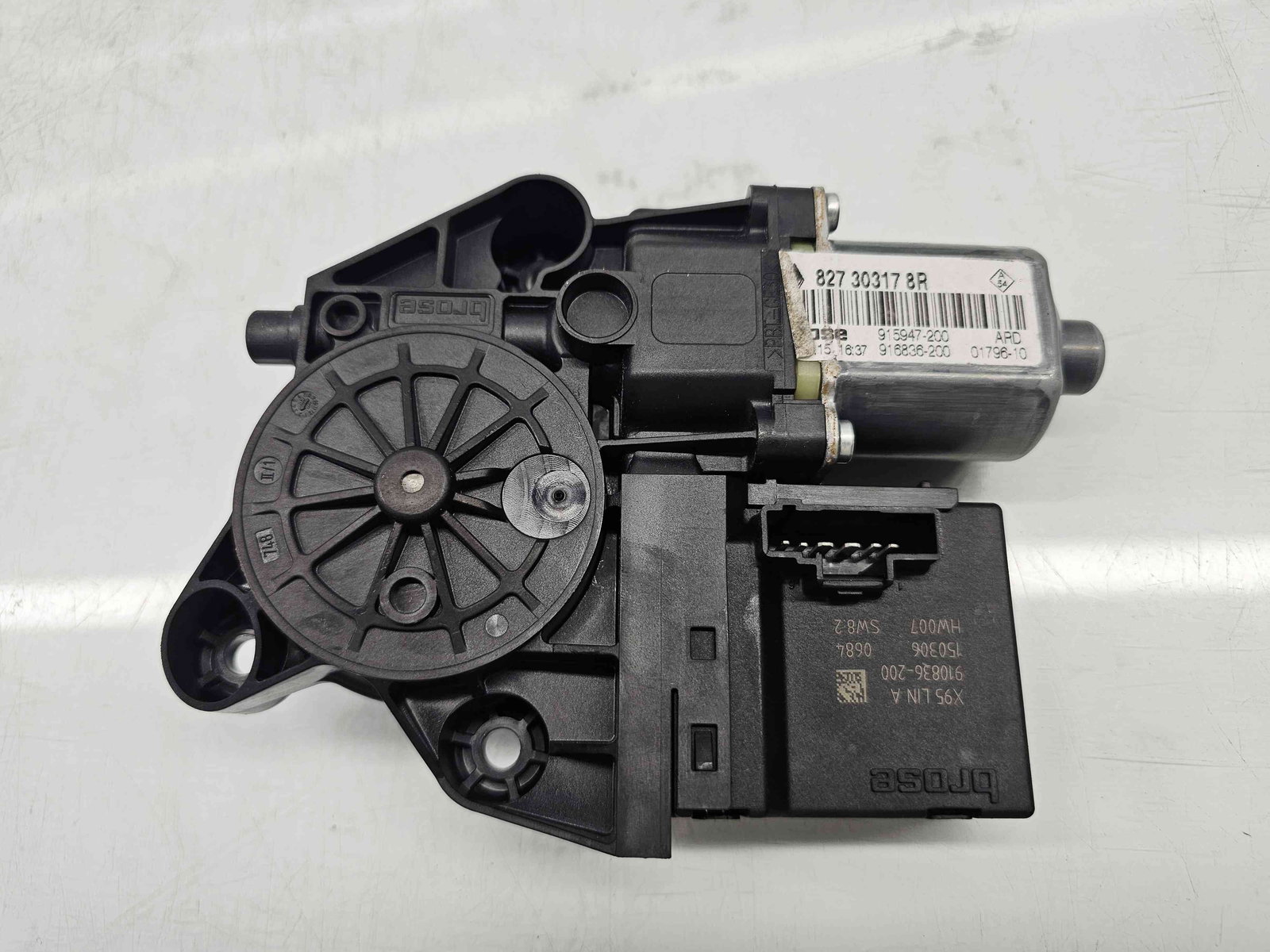 Motoras geam dreapta spate Renault Scenic 3 (J95) Facelift [Fabr 2009-2015] 827303178R - imagine 3