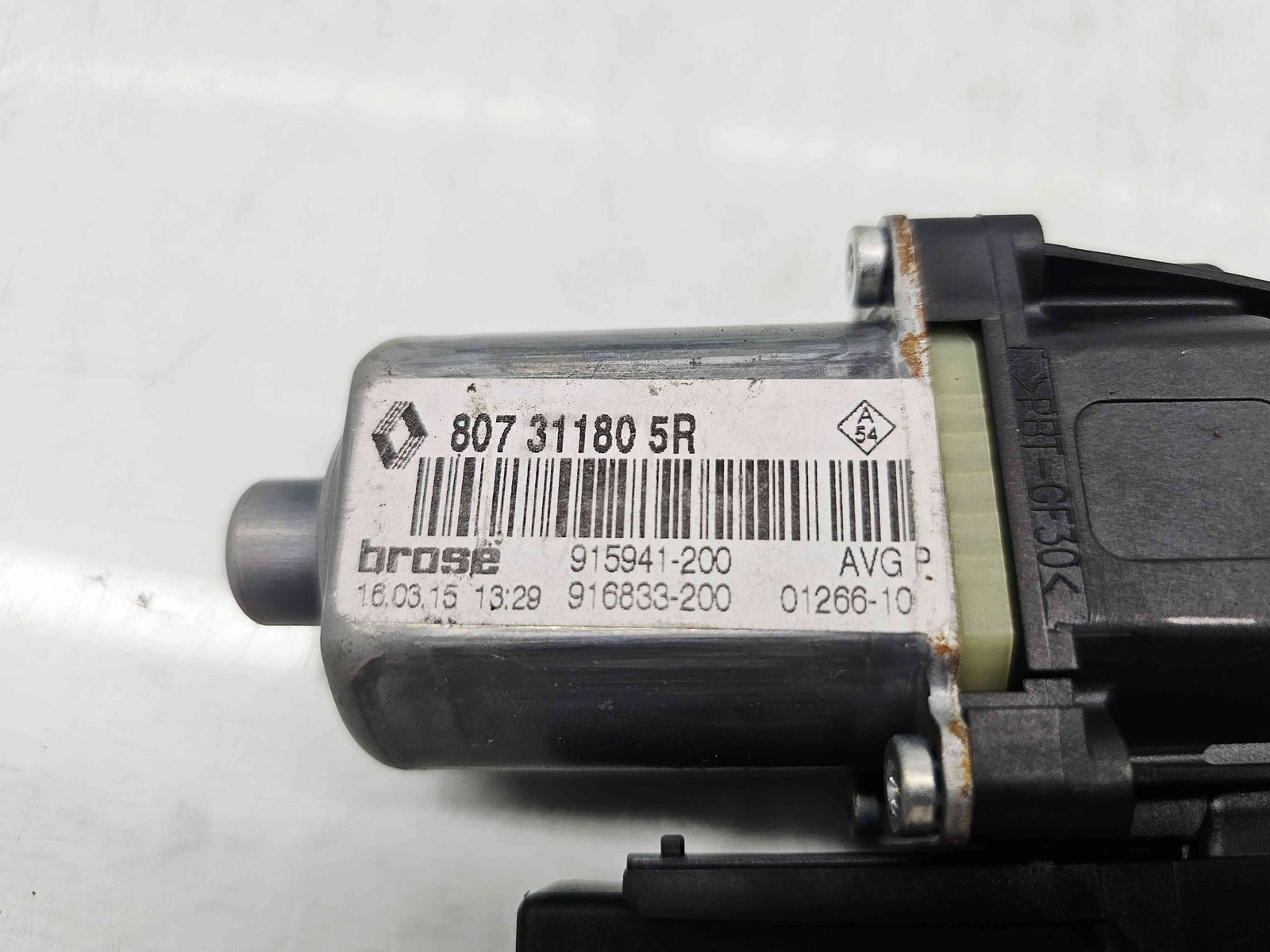 Motoras geam stanga fata Renault Scenic 3 (J95) Facelift [Fabr 2009-2015] 807311805R - imagine 4