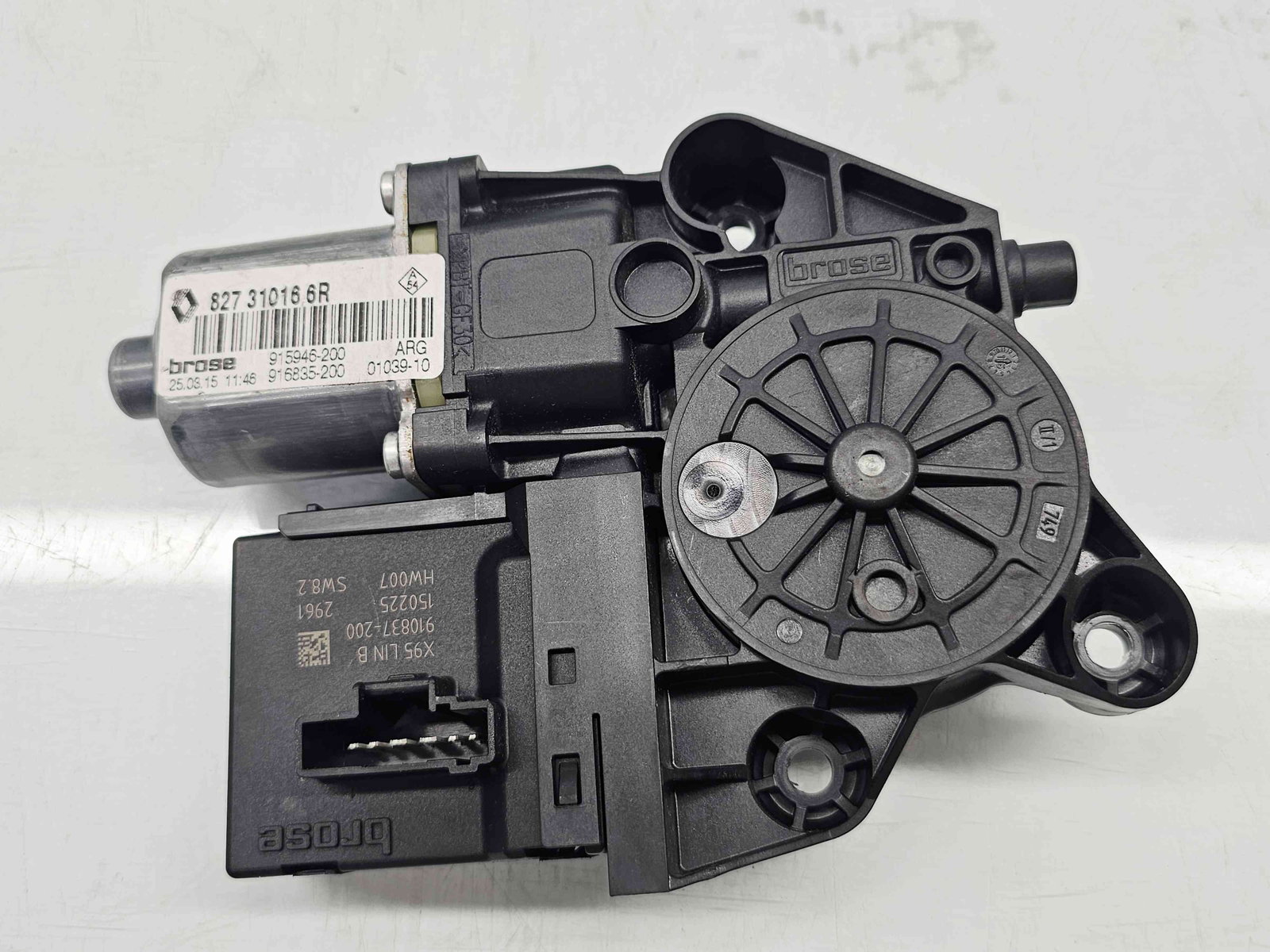 Motoras geam stanga spate Renault Scenic 3 (J95) Facelift [Fabr 2009-2015] 827310166R - imagine 3