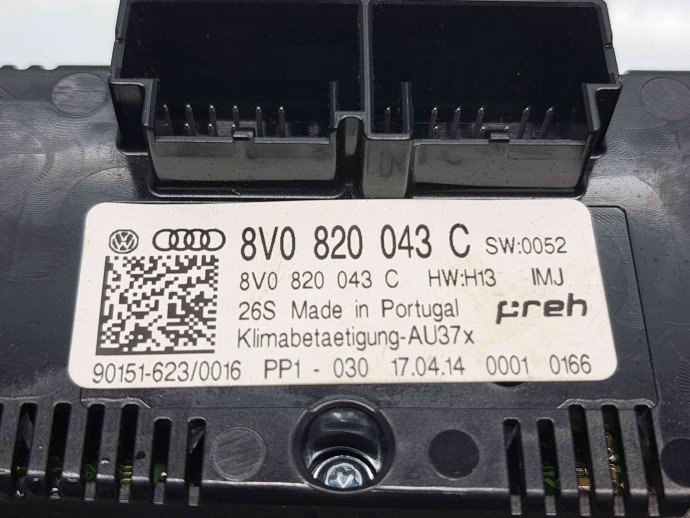 Panou comanda clima Audi A3 Sportback (8VA) Hatchback [Fabr 2012-2020] 8V0820043C
