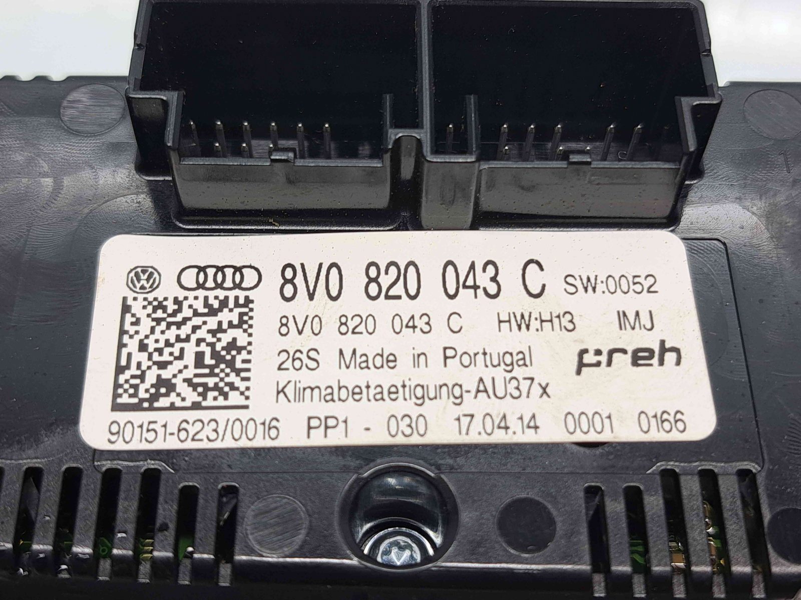 Panou comanda clima Audi A3 Sportback (8VA) Hatchback [Fabr 2012-2020] 8V0820043C - imagine 5