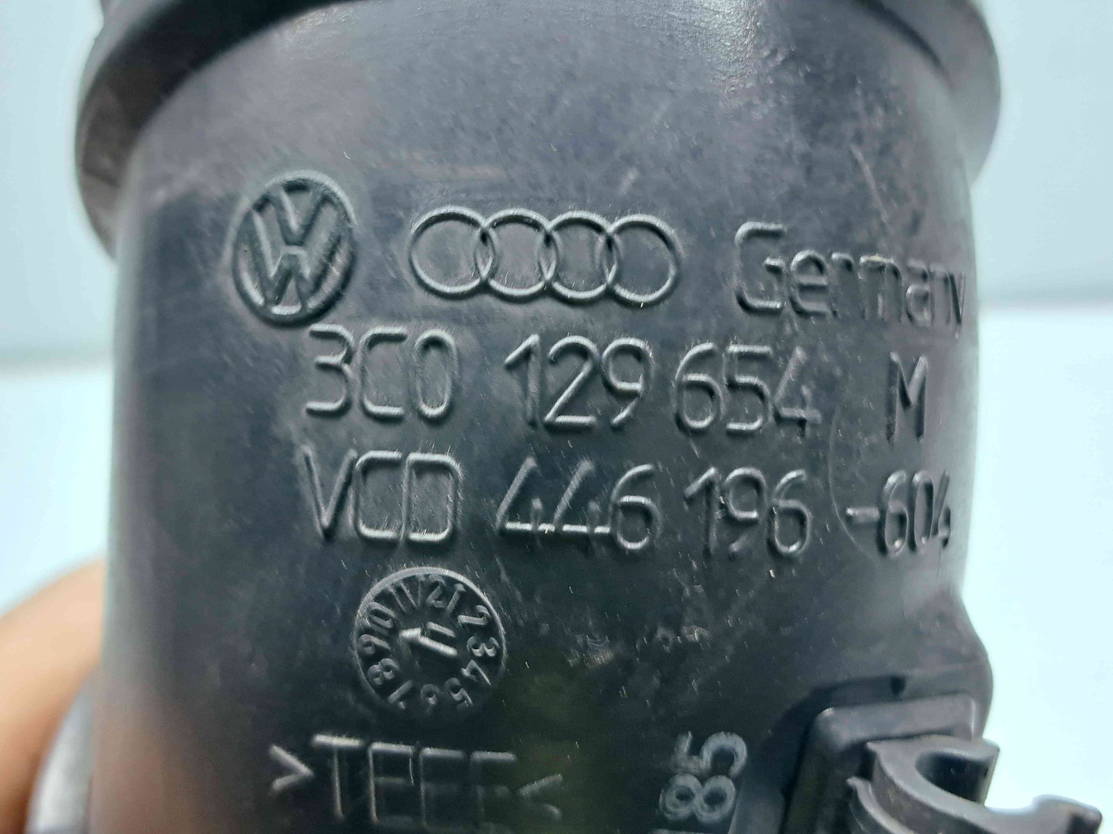 Tub admisie aer Audi A3 Sportback (8PA) [Fabr 2004-2013] Facelift 3C0129654M 1.6 TDI CAYC 77KW / 105CP - imagine 3