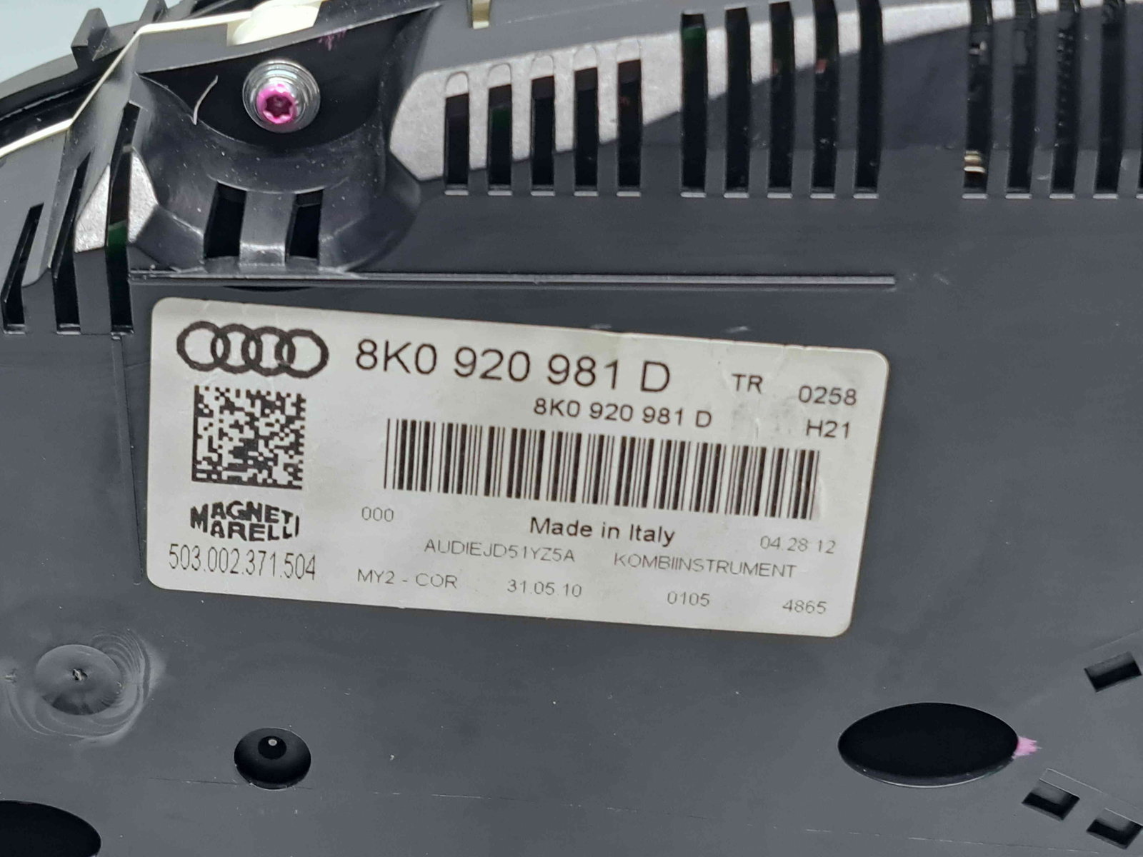 Ceas bord Audi A4 (8K5, B8) Avant [Fabr 2008-2015] 8K0920981D - imagine 5