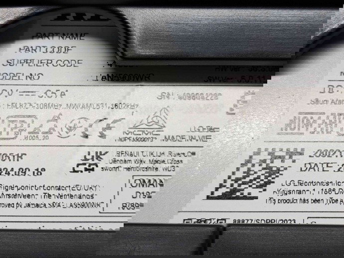  Radio CD cu navigatie Dacia Jogger facelift [Fabr 2021-2025] 280217051R