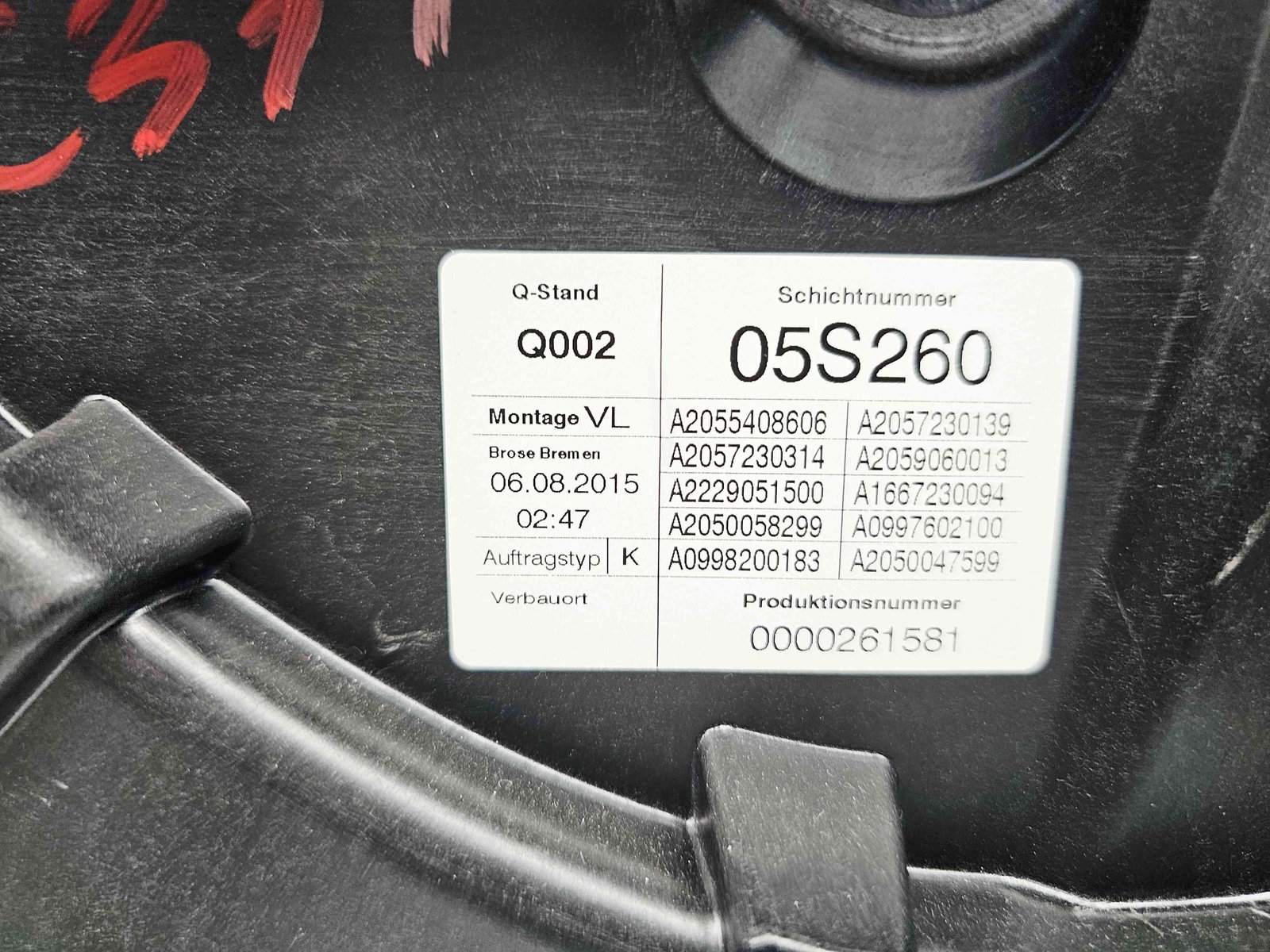 Macara electrica geam stanga fata Mercedes Clasa C (W205) [Fabr 2014-prezent] A2055408606 - imagine 3