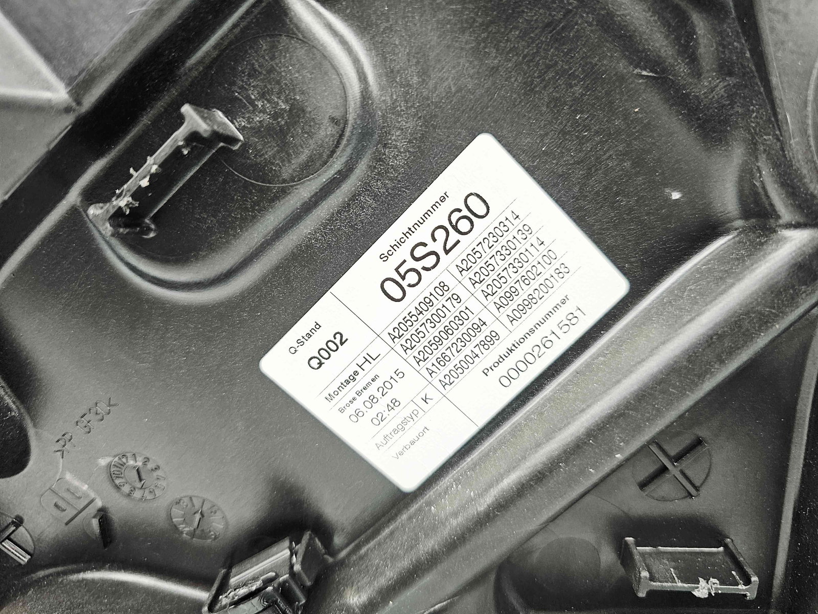 Macara electrica geam stanga spate Mercedes Clasa C (W205) [Fabr 2014-prezent] A2055409108 - imagine 2