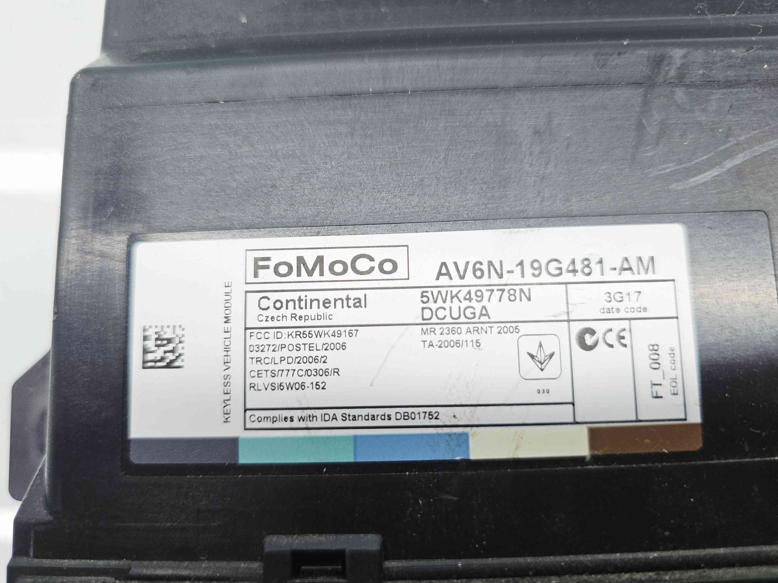 Modul confort Ford Grand C-Max (CB7) [Fabr 2010-2015] AV6N19G481-AM - imagine 5