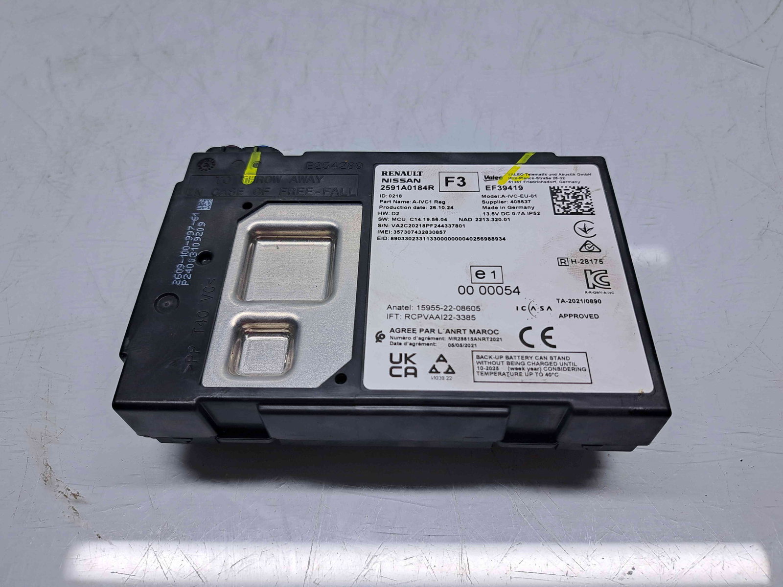 Modul confort Dacia Jogger facelift [Fabr 2021-2025] 2591A0184R - imagine 1