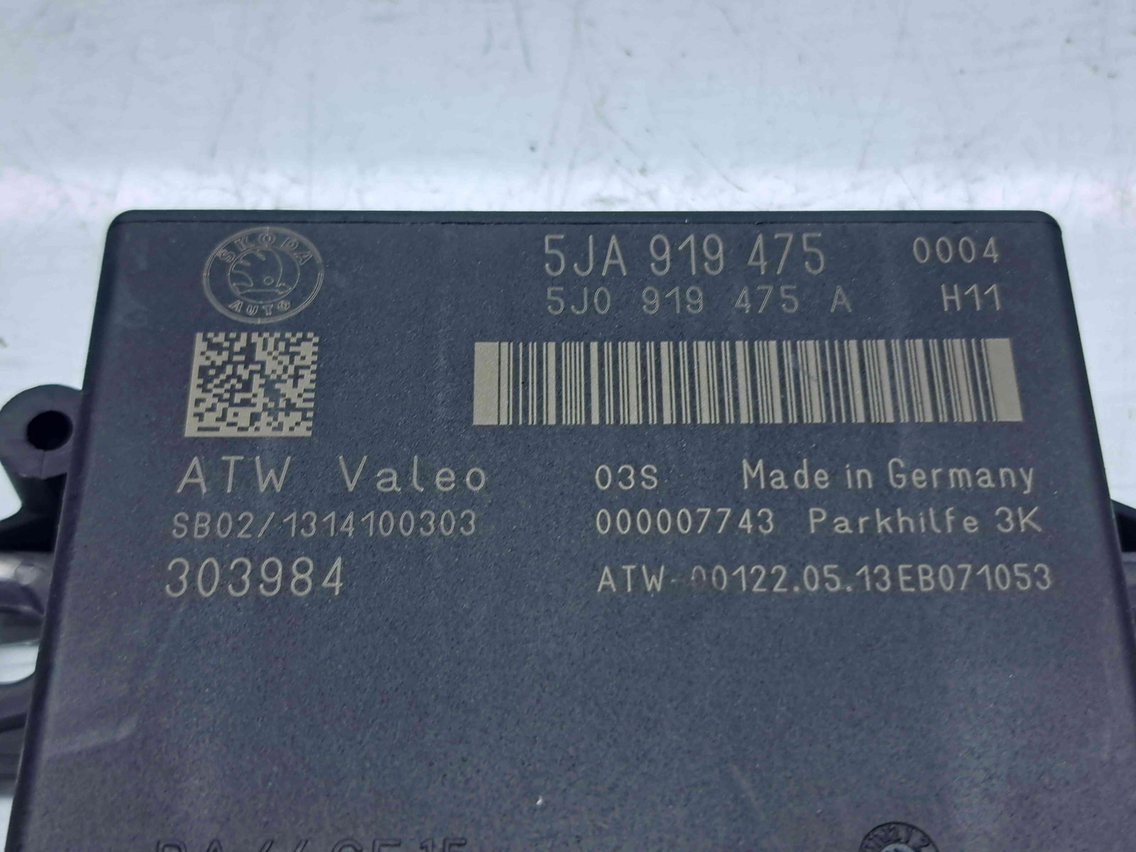 Modul senzori parcare Skoda Rapid (NH3) [Fabr 2012-2019] 5JA919475 - imagine 2