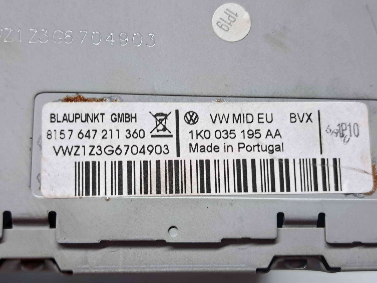 Radio CD cu navigatie Volkswagen Tiguan (5N) [Fabr 2007-2016] 1K0035195AA - imagine 5