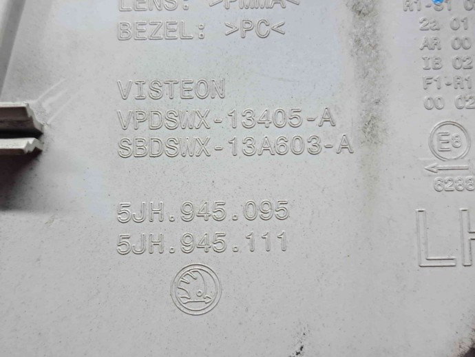 Stop aripa stanga Skoda Rapid (NH3) [Fabr 2012-2019] 5JH945095