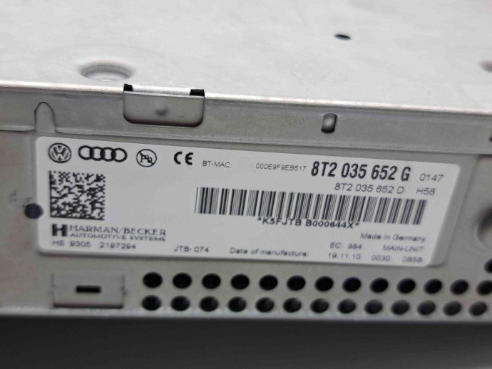  Unitate multimedia Audi A5 (8T3) [Fabr 2007-2015] 8T2035652G