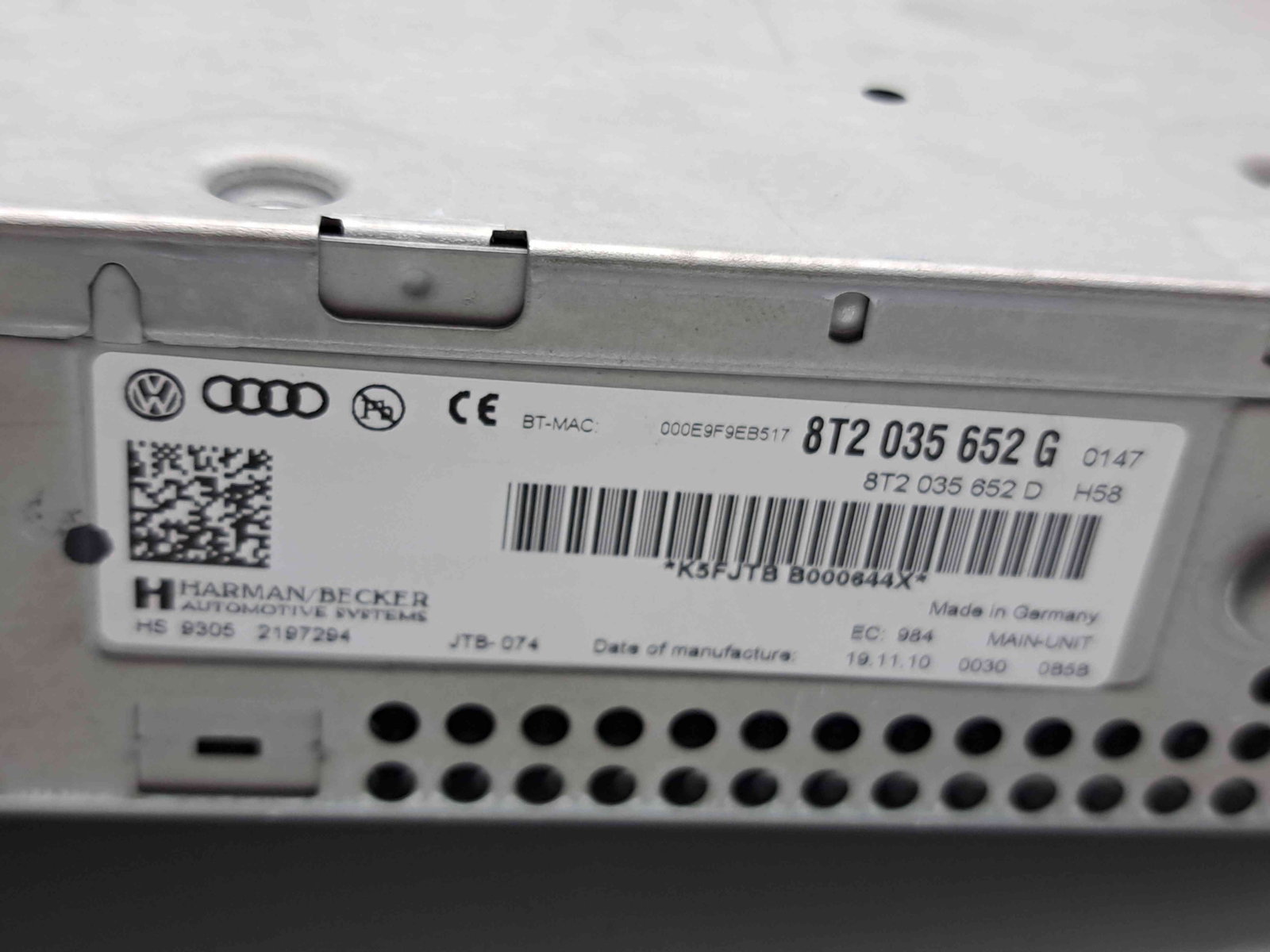 Unitate multimedia Audi A5 (8T3) [Fabr 2007-2015] 8T2035652G - imagine 5