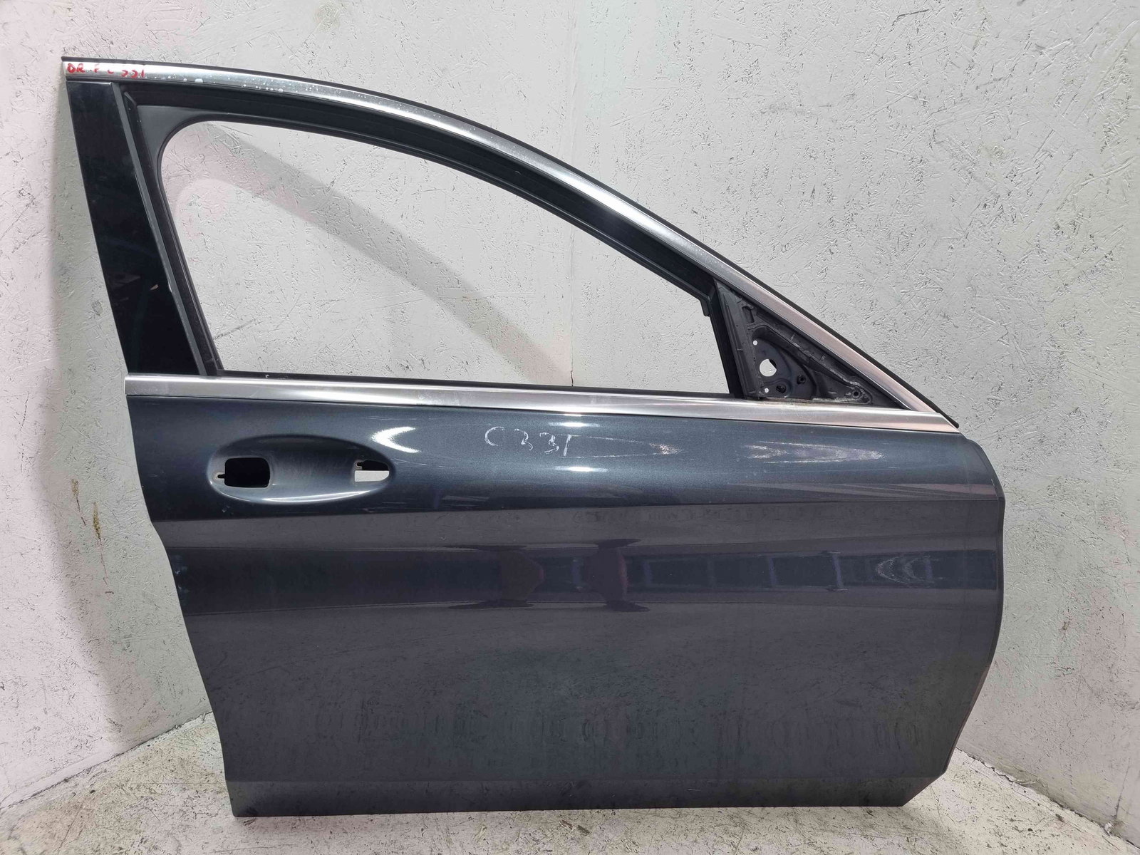 Usa dreapta fata Mercedes Clasa C (W205) [Fabr 2014-prezent] 755 Gri Tenorit - imagine 1