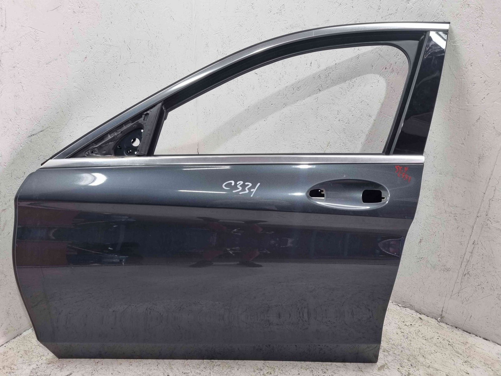 Usa stanga fata Mercedes Clasa C (W205) [Fabr 2014-prezent] 755 Gri Tenori - imagine 1