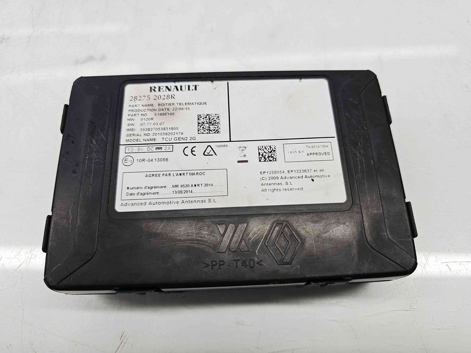 Modul bluetooth Renault Captur (J87) [Fabr 2013-2017] 282752028R - imagine 1