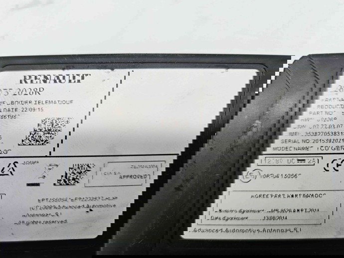  Modul bluetooth  Renault Captur (J87) [Fabr 2013-2017] 282752028R