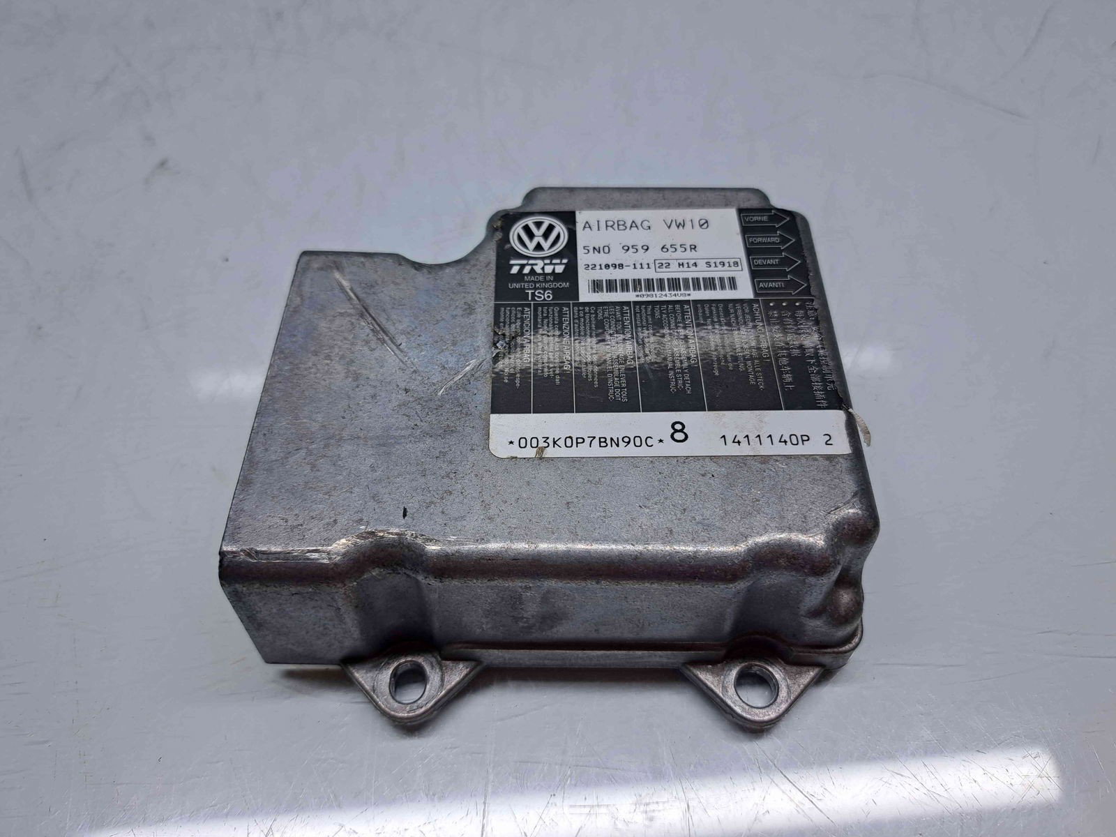 Calculator airbag Seat Leon (1P1) [Fabr 2005-2011] 5N0959655R 2.0 TDI CBAB 103KW / 140CP - imagine 1