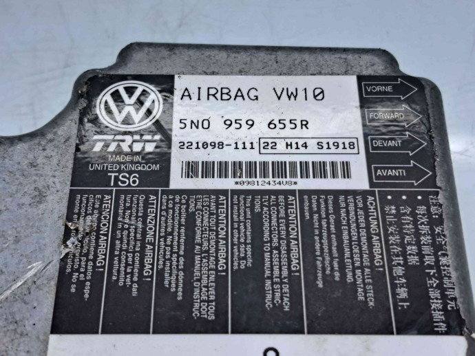 Calculator airbag  Volkswagen Passat B7 (362) [Fabr 2010-2014] 5N0959655R 2.0 TDI CBAB 103KW / 140CP