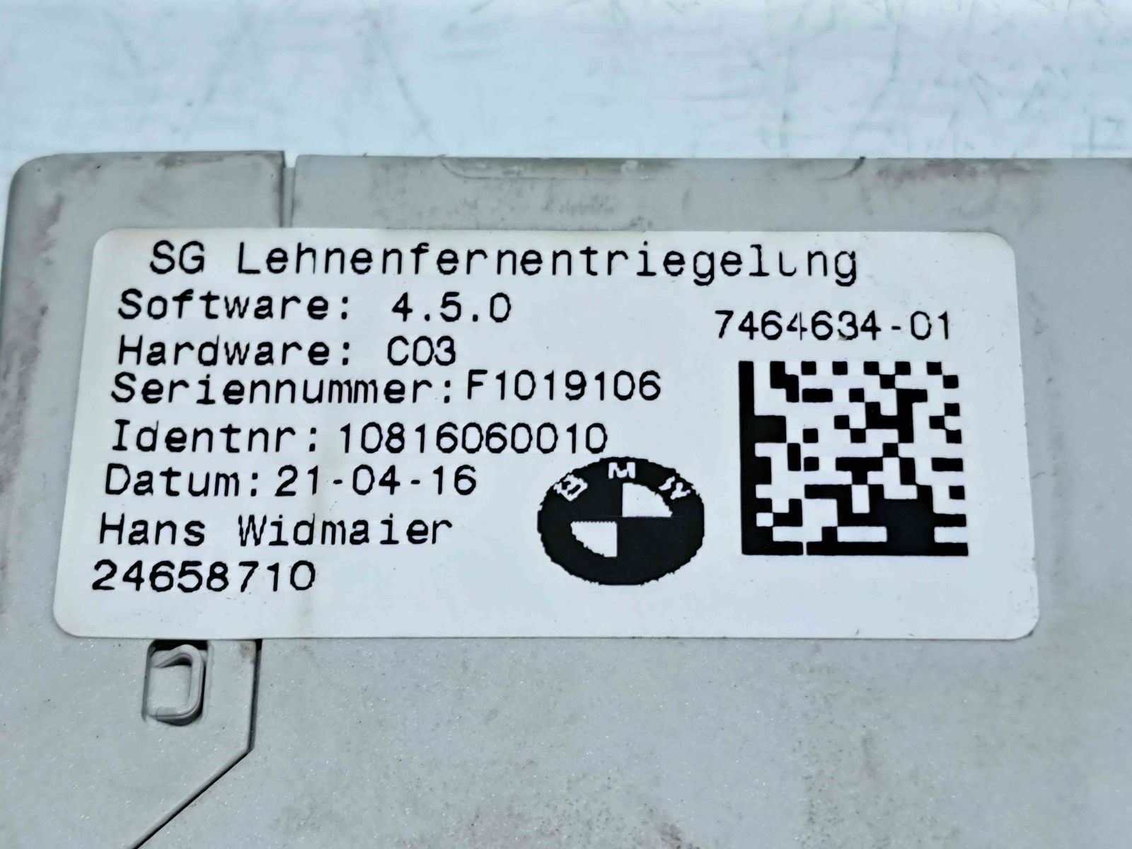 Modul confort Bmw 2 Active Tourer (F45) [Fabr 2014-prezent] 7464634-01 - imagine 4