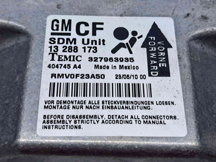 Calculator airbag Opel Astra H [Fabr 2004-2009] 13288173 1.6 Benz Z16XER 85KW / 115CP