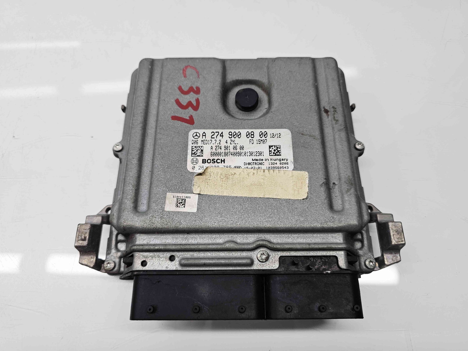 Calculator motor ECU Mercedes Clasa C (W205) [Fabr 2014-prezent] A2749000800 2.0 Hibr 274920 210KW / 286CP - imagine 1