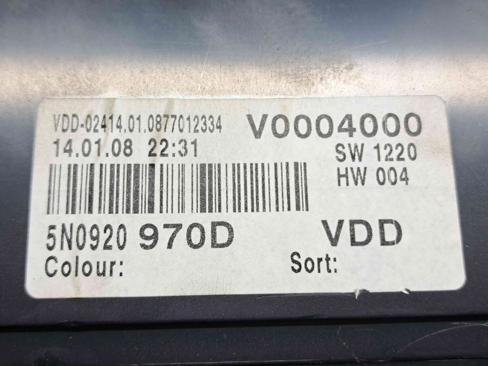 Ceas bord Volkswagen Tiguan (5N) [Fabr 2007-2016] 5N0920970D - imagine 5