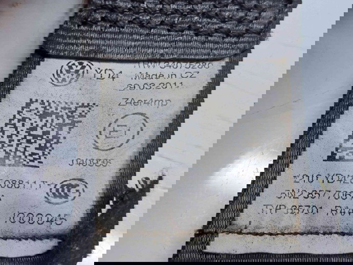  Centura dreapta fata Volkswagen Tiguan (5N) [Fabr 2007-2016] 5N2857706A