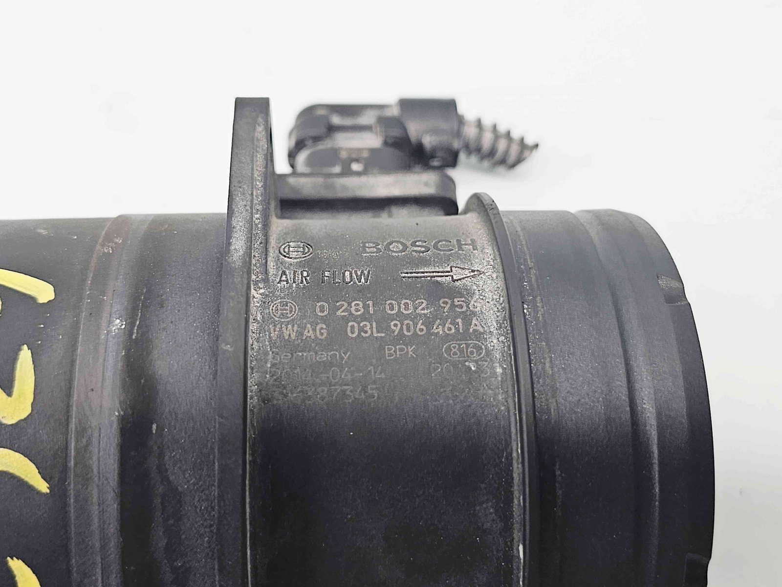 Debitmetru aer Audi A3 Sportback (8VA) Hatchback [Fabr 2012-2020] 03L906461A 2.0 TDI CRBC 110KW / 150CP - imagine 2