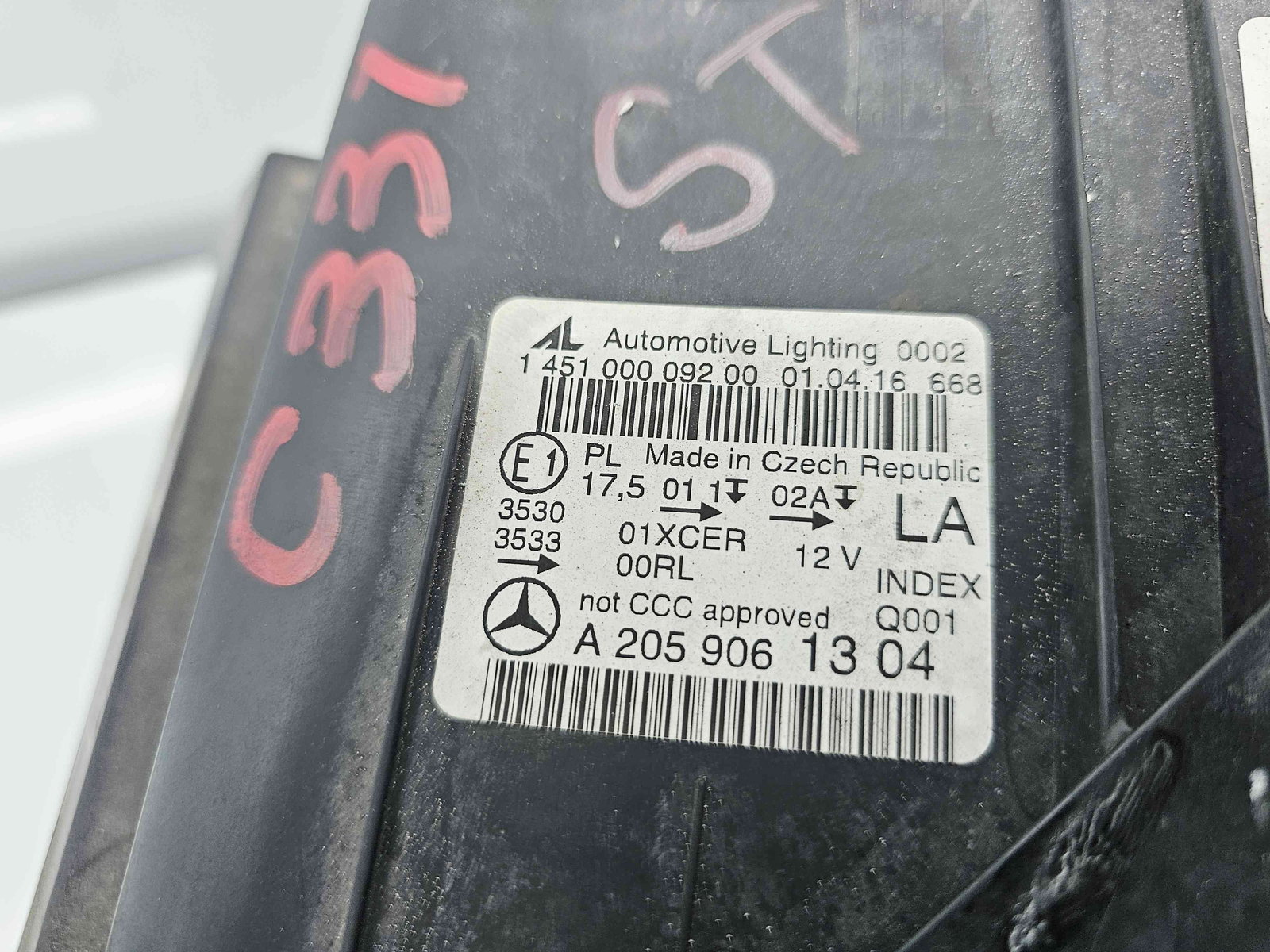 Far stanga Mercedes Clasa C (W205) [Fabr 2014-prezent] A2059061304 - imagine 3