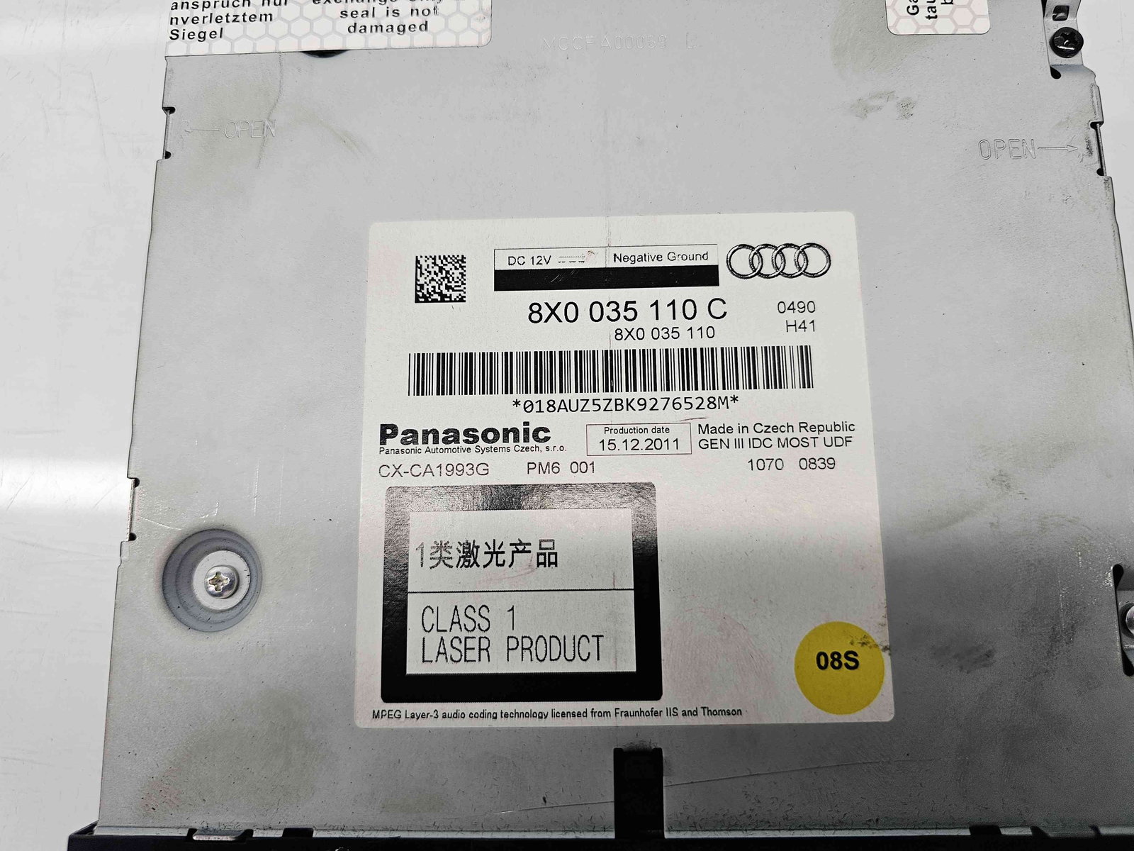 Unitate multimedia Audi A4 (8K2, B8) [Fabr 2008-2015] 8X0035110C - imagine 2