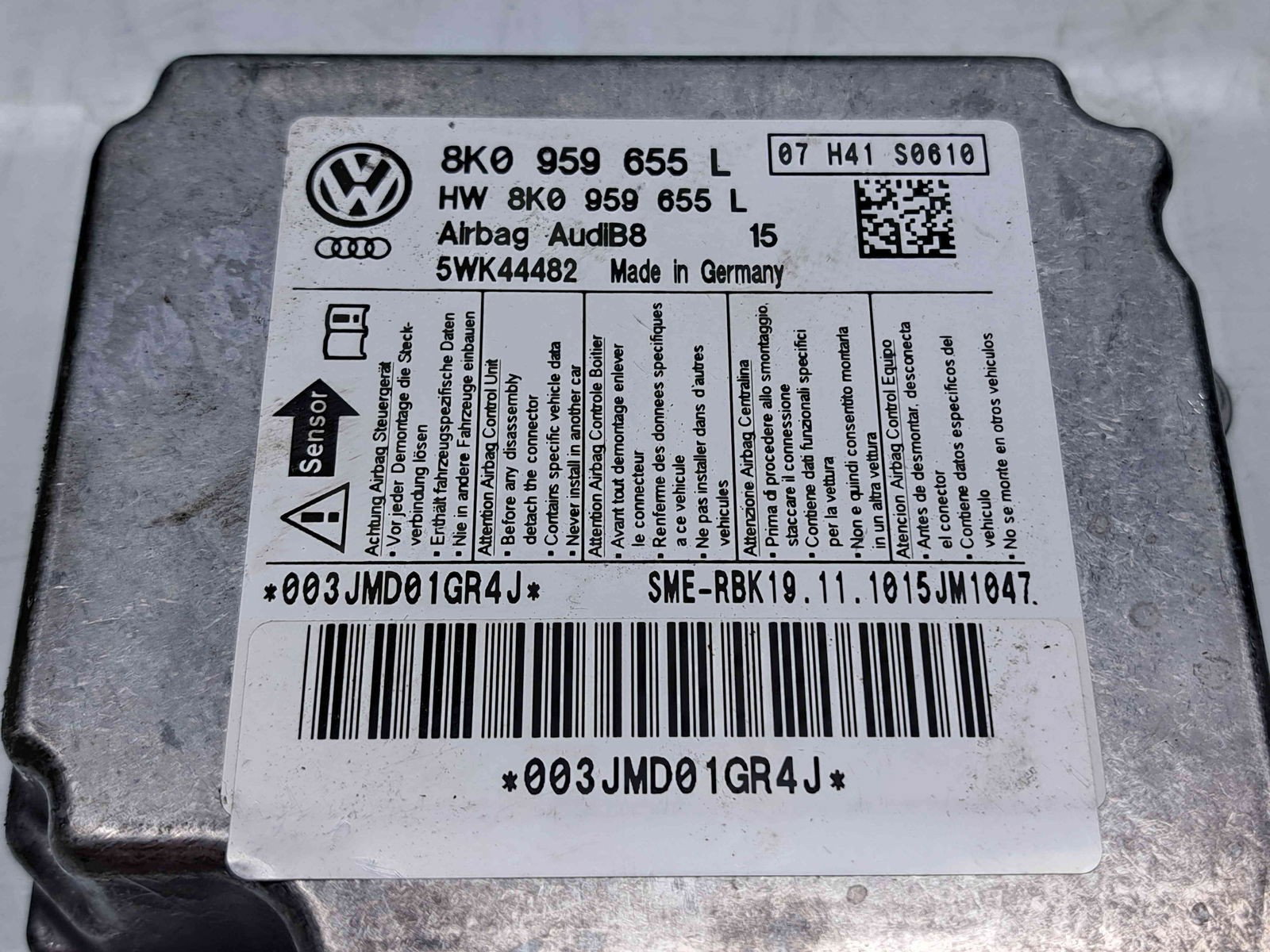 Calculator airbag AUDI A4 (8K2, B8) [Fabr 2008-2015] 8K0959655L 3.0 TDI CCWA 176KW / 239CP - imagine 4