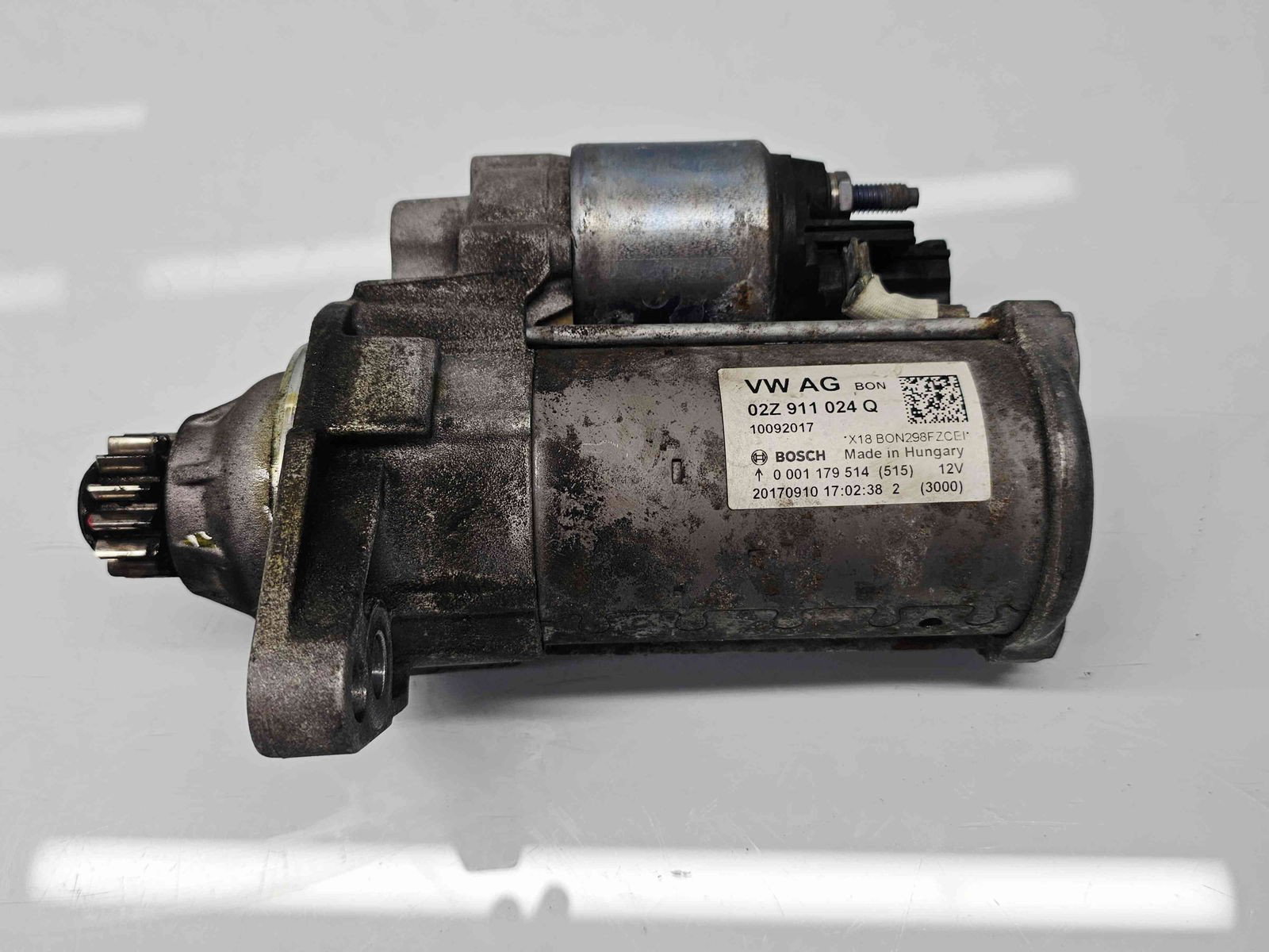 Electromotor 13 dinti Volkswagen Golf 7 (5G) [Fabr 2014-prezent] 02Z911024Q 1.4 TSI CZEA110KW / 150CP