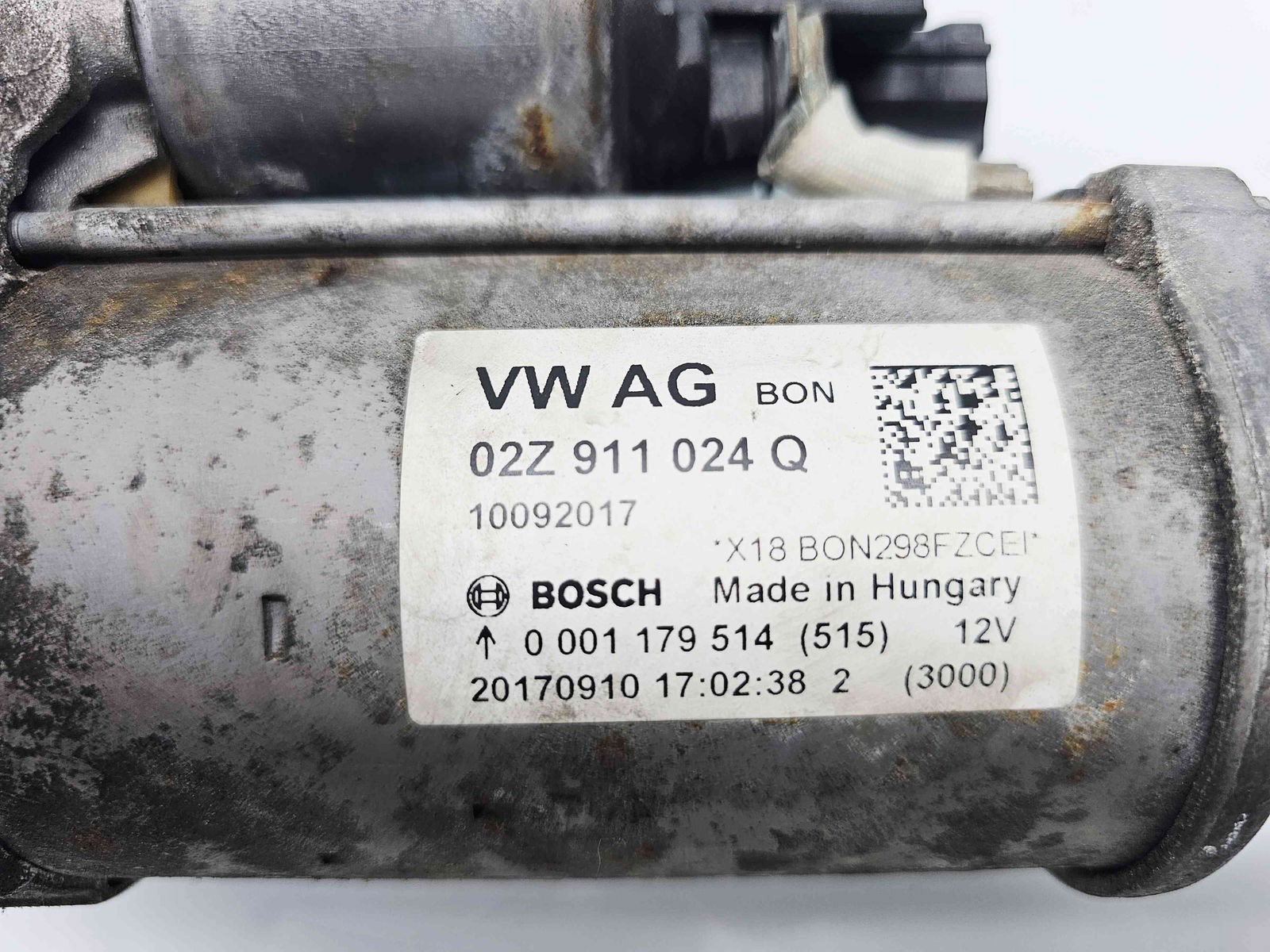 Electromotor 13 dinti Volkswagen Golf 7 (5G) [Fabr 2014-prezent] 02Z911024Q 1.4 TSI CZEA110KW / 150CP - imagine 2