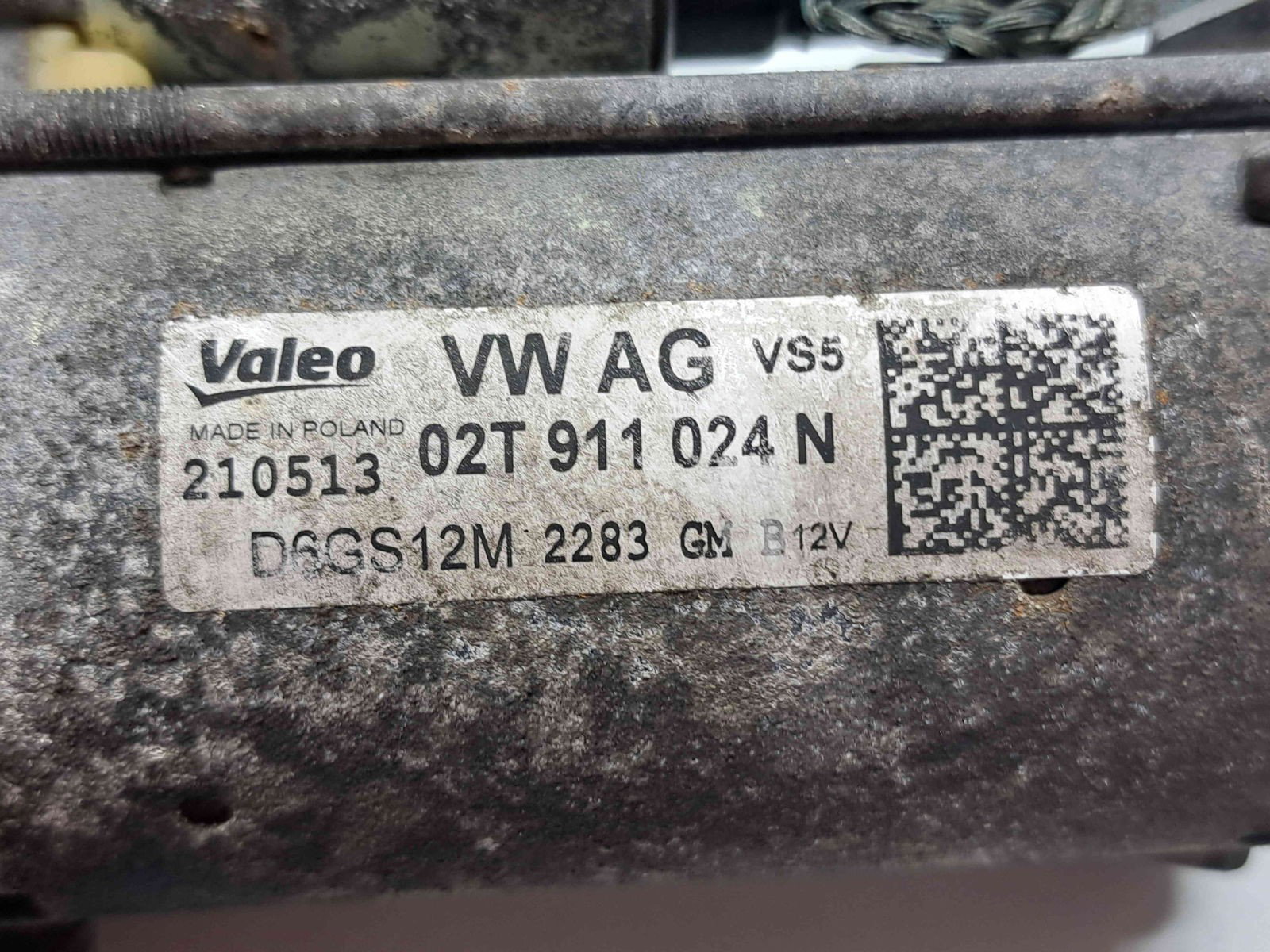 Electromotor 10 dinti Seat Ibiza 5 (6J5) [Fabr 2008-2017] 02T911024N 1.2 TSI CBZB77KW / 105CP - imagine 4