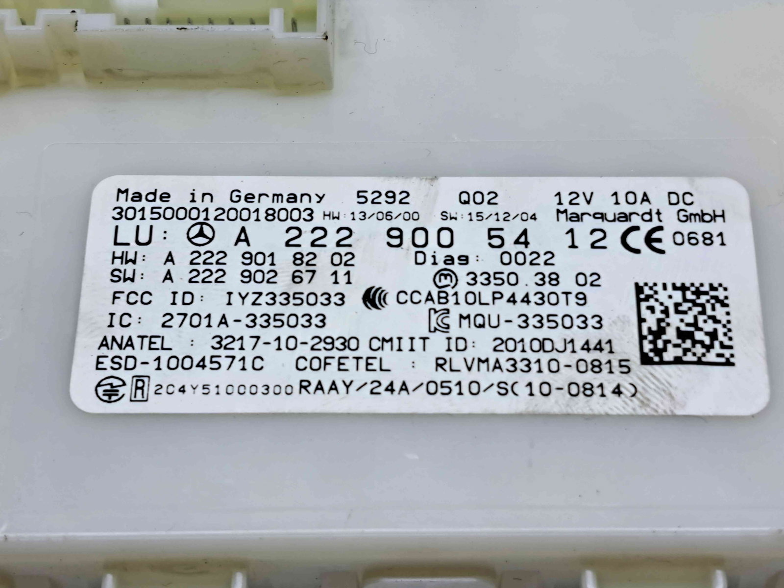 Borna baterie (-) Mercedes Clasa C (W205) [Fabr 2014-prezent] A0009050554 - imagine 2