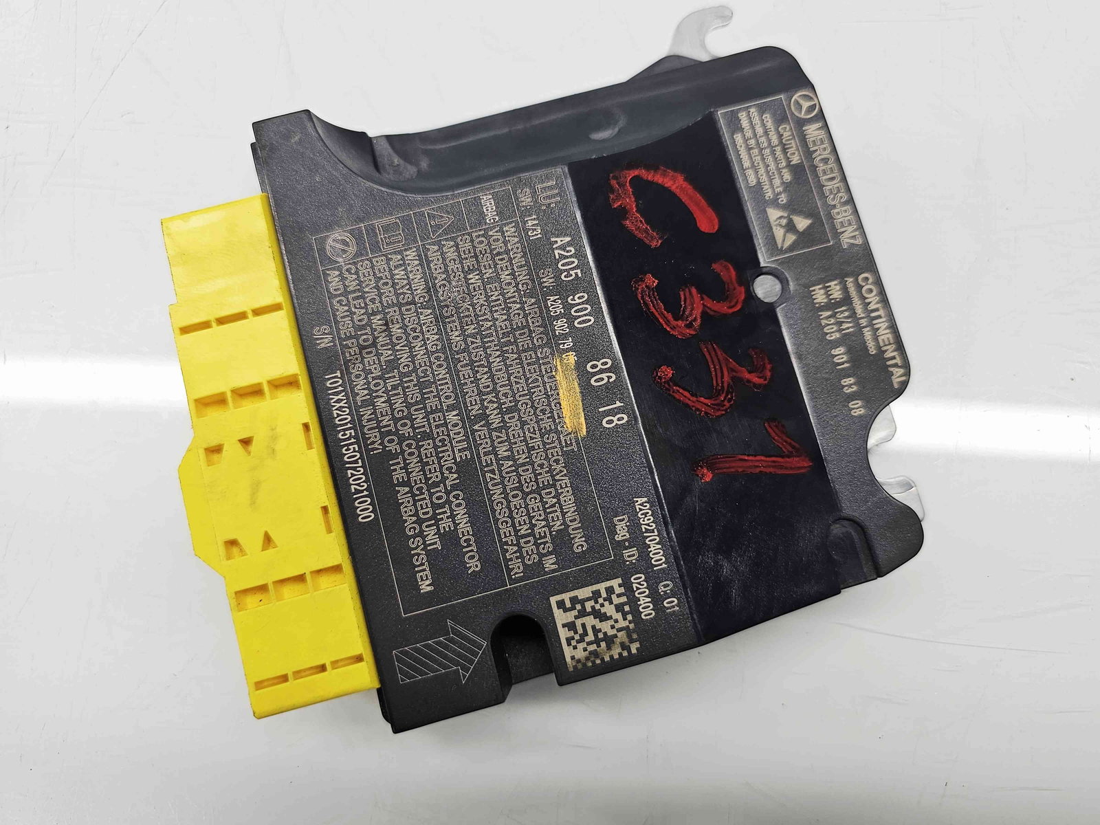 Calculator airbag Mercedes Clasa C (W205) [Fabr 2014-prezent] AQ2059008618 2.0 Hibr 274920 210KW / 286CP - imagine 3